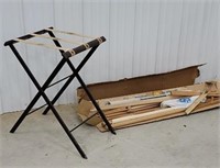 Luggage holder and tapestry stretcher