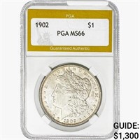 1902 Morgan Silver Dollar PGA MS66