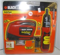 Brand new Black & Decker auto tape and battery