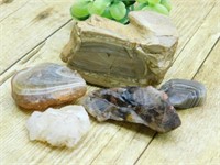 MIXED LOT ROCK STONE LAPIDARY SPECIMEN