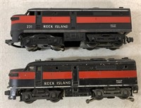 lot of 2 Lionel Train Engines