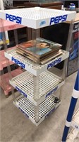 PEPSI 4 TIER PLASTIC STORAGE SHELF