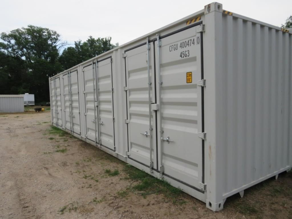 40' x 9'6 T 10-Door Shipping Container