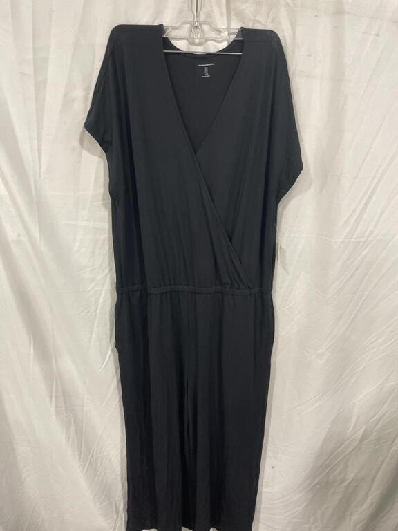 AMAZON ESSENTIALS BLACK JUMPSUIT SIZE XL