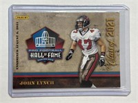 2021 Panini Hall of Fame #5 John Lynch HOF!