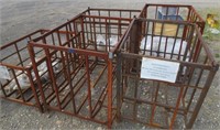 5 steel crates