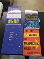 Manifesting books and law book