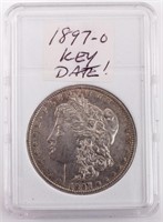 Coin 1897-O  Morgan Silver Dollar Almost Unc.