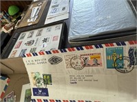 STAMP COLLECTION BOX LOT