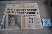 Patty Hearst Caught Wisconsin State Journal