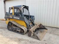 2016 John Deere 323E Skid Steer Track Loader