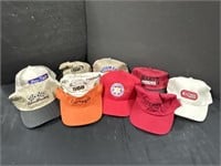 Variety of 10 Hats Comes With Bag