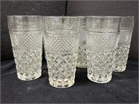 Set of 10 Crystal Glass Cups
