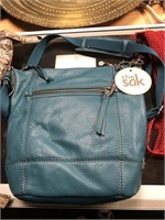 New The Sak turquoise leather shoulder purse