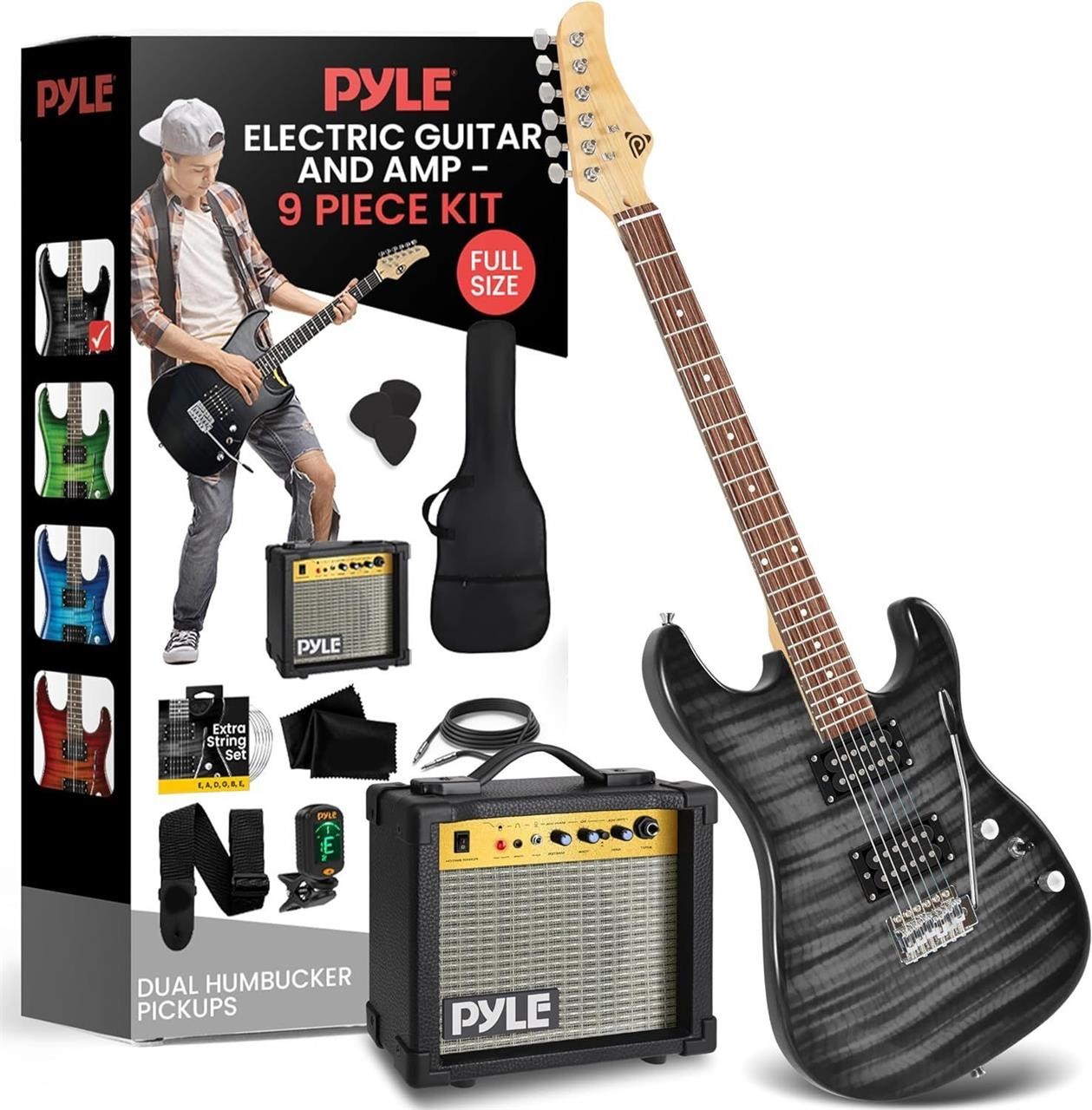 Pyle Electric Guitar Kit with Amp