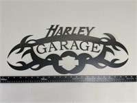 Harley Garage Laser Art