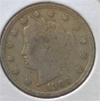 1909 Liberty Head V Nickel