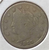 1897 Liberty Head V. Nickel