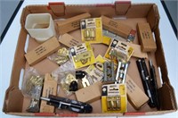 Large selection of hinges and other supplies