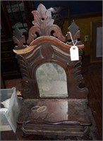 Lot #165 - Victorian dresser top highly carved