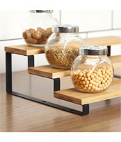 ($43) SONGMICS Spice Rack, Set of 2 Cabinet Shelf