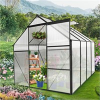 6x8 FT Outdoor Polycarbonate Greenhouse- READ*