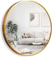 Bathroom Mirror Gold Round Mirror 36 x 36