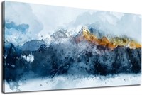 Mountain Canvas Wall Art Abstract Mountain