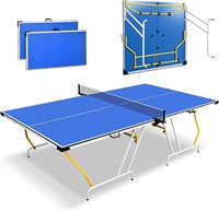 SereneLife Full Size Portable Ping Pong Table