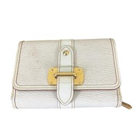 Louis Vuitton Suhali Beige Leather Wallet