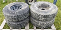 4-Good Year Pickup Tires 37x12.50R16.5LT