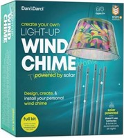 Solar-Powered Light-Up Wind Chime DIY Kit