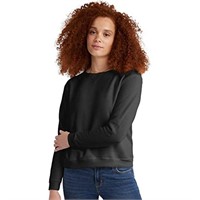 Size Small Hanes Women's EcoSmart Crewneck