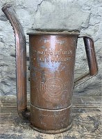 Antique "Huffman" 1/2 Gallon Oil Can