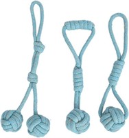 Crazy Tails Cotton and Jute Rope Knot Chew Toy for