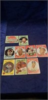(9) 1959 Topps Baseball Cards