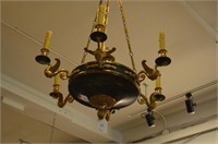 French Empire style bronze hanging fixture