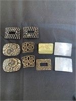 Lot of Vintage Shoe Clips Including Musi and Tip