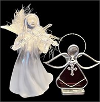 Clear Acrylic & Glass Angels