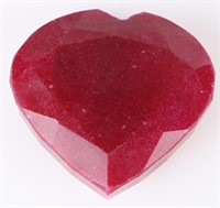 466.0CT GENUINE NATURAL EARTH-MINED RUBY W/ CERT
