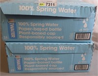 2 Cases Spring Water Paper Based Bottle