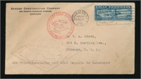 USA #C15 ON COVER USED VF