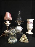Lamps, Vase & Clocks
