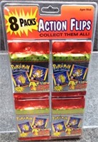 1999 Pokemon Action Flipz 8-Pack Trading Game Card