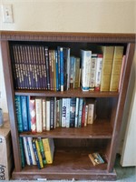 Triple Shelf Bookcase with Books