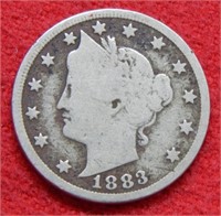 1883 Liberty V Nickel - Cents