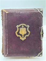 Antique photo album with Cabinet card photos