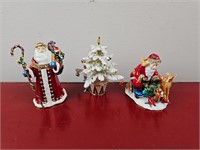 3 Christmas Figurines/Ornaments