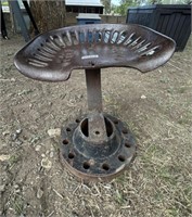 CAST IRON TRACTOR SEAT STOOL (HEAVY)