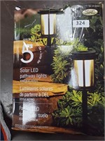 Outdoor solar pathway lights 5 pack